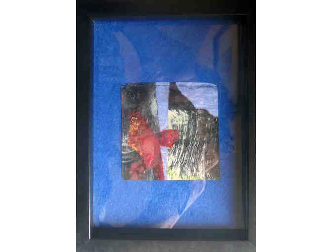 MINIATURE ACRYLIC PAINT ABSTRACT COLLAGES. BV-13 - Photo 1