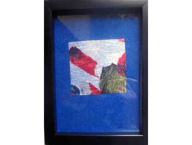 MINIATURE ACRYLIC PAINT ABSTRACT COLLAGES. BV-14 - Photo 1
