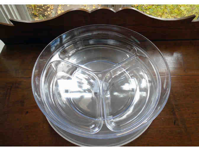 COVERED ACRYLIC SERVING BOWL. FV-31.