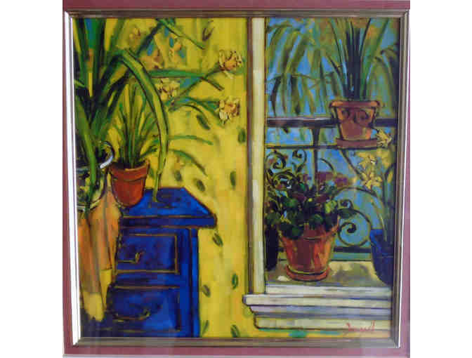 POTTED PLANTS IN WINDOW - Jae Dougall. CV-26