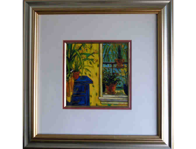 POTTED PLANTS IN WINDOW - Jae Dougall. CV-26