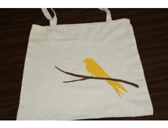 Painted Canvas Totes 'Owl and Birds' by Jois and Ducharme's Class