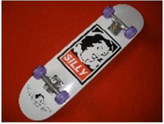 Silly Girl Skateboard Deck and T-shirt Package