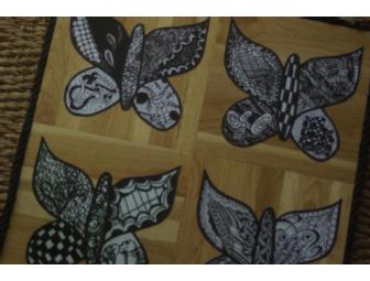 Zentangle Butterflies by Mrs. Jones' Class