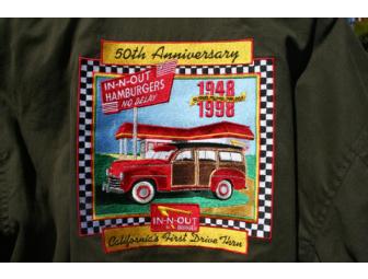 In-N-Out 50th year Anniversary Limited Edition Collectors Bomber Jacket (1948-1998)