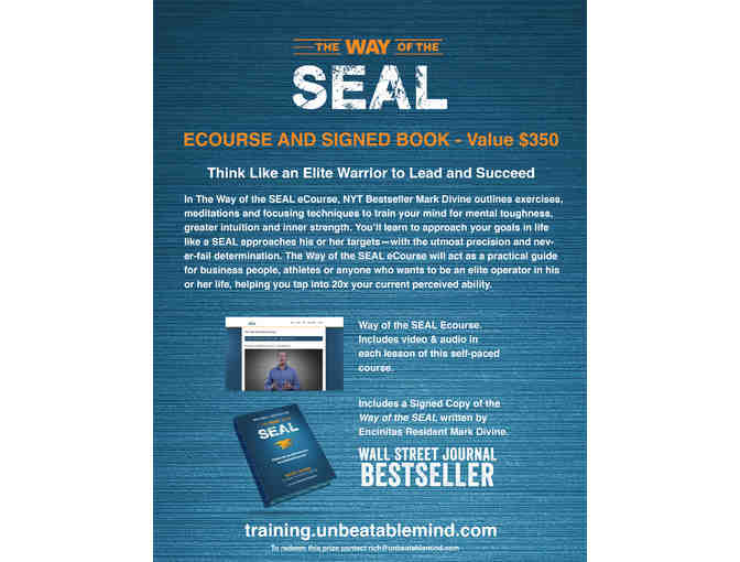 Way Of The Seal E-Course & Signed Book