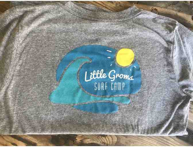 Little Groms Surf Camp - Private Lesson For 3, T-Shirt & Sun Bum Product