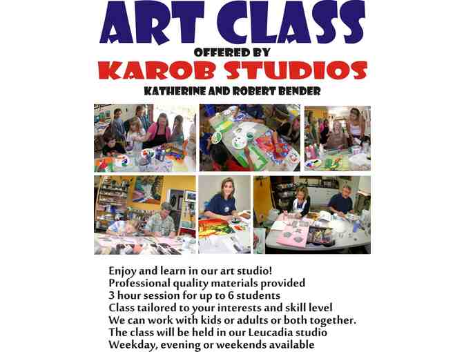 Karob Studios aka 'The Benders' - Art Class for Six