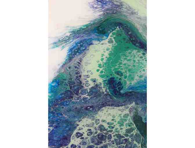 The Great Wave Acrylic Painting by Mr. Charles' Class