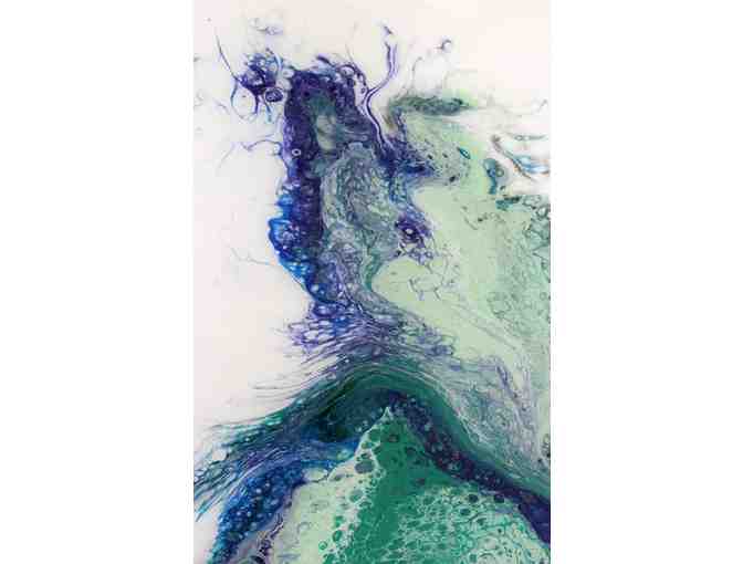 The Great Wave Acrylic Painting by Mr. Charles' Class