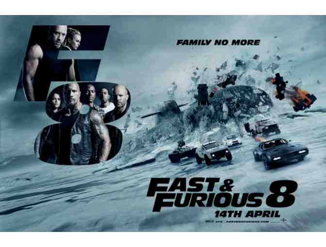 Fast & Furious 8 Movie Set Custom Promo Jacket - Size Small