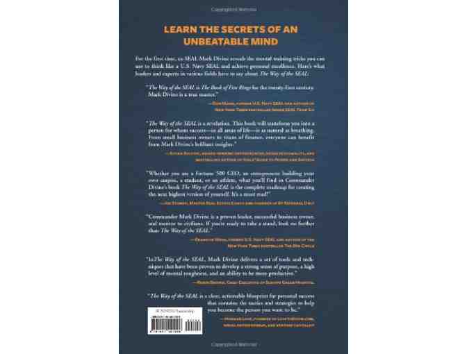 Way Of The Seal Autographed Hardback Book by Mark Divine