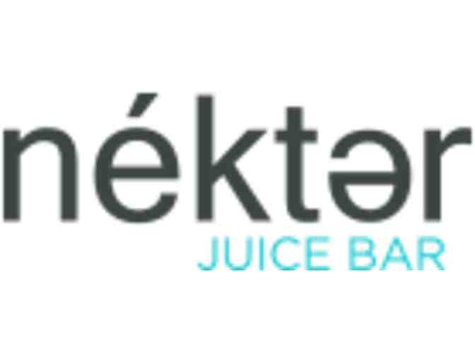 Nekter Juice Bar Swag + 2 Free Drink Coupons