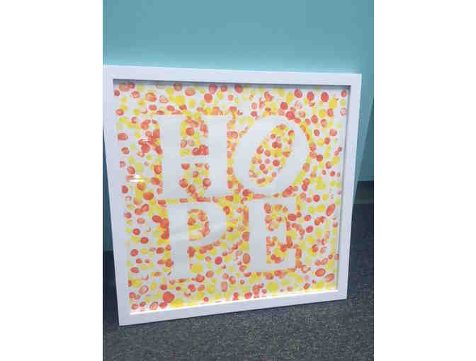 Love, Peace, Hope Art by Sra. Cueva's Class