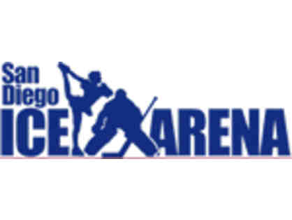 San Diego Ice Arena Admission and Skate Rentals for 10 people
