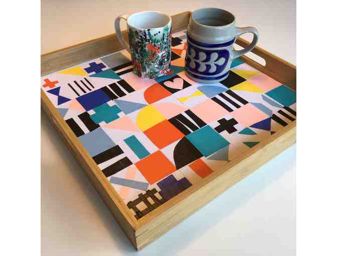 Geometric Serving Tray #1 by Sra. Lopez's Class