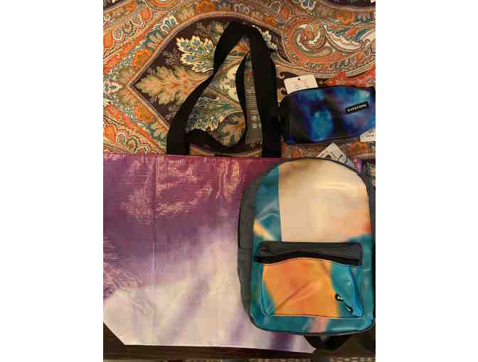 Rareform Repurposed Duffle Bag, Mini-backpack and pouch