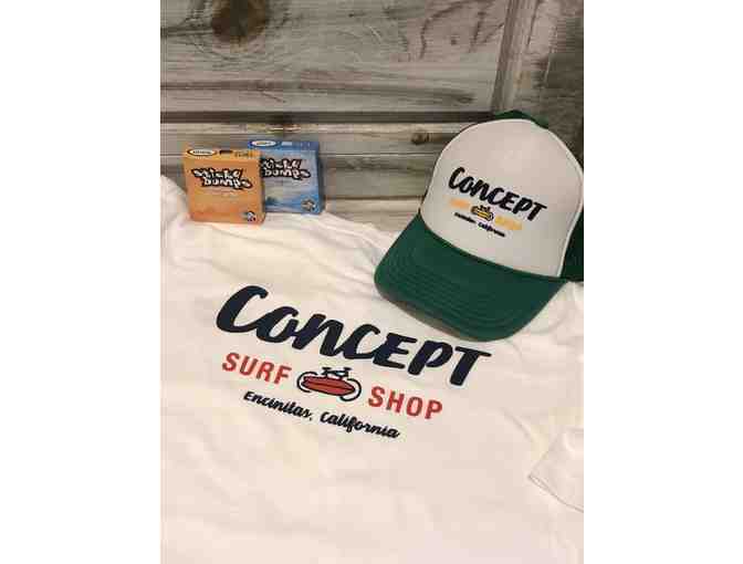 Concept Surf Shop - Hat, Shirt, & Wax