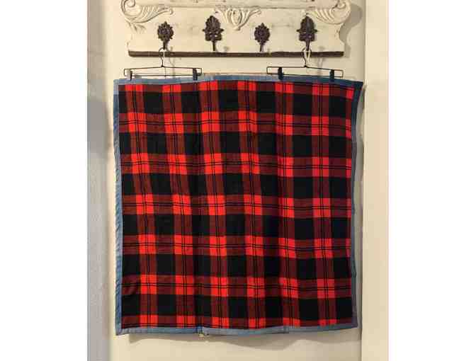 Recycled Denim Sashiko Quilt from Mrs. Upton's Class