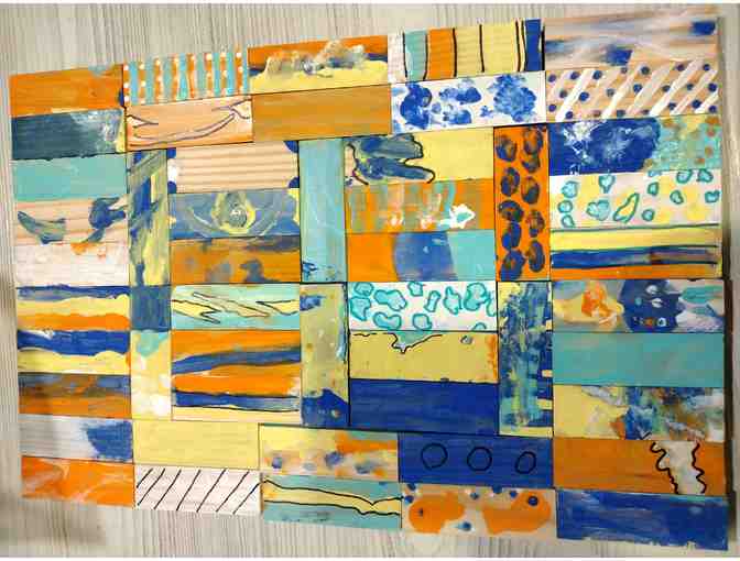 Painted Jenga Set from Sra. Ling