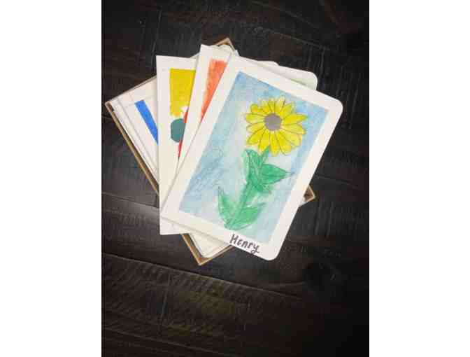 Box of Hand Painted Greeting Cards from E. Palacios Class