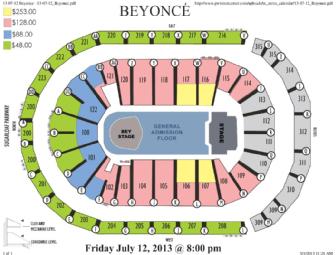 Two Tickets to the SOLD OUT Beyonce World Tour on July 12 at The Arena at Gwinnett Center