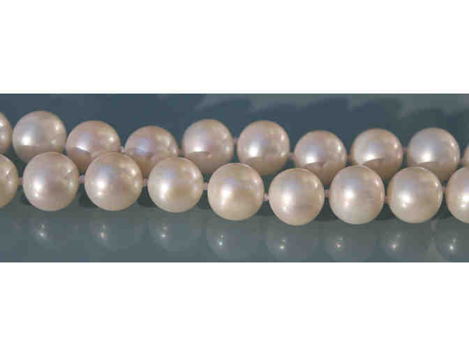 9mm Freshwater Pearl 18' Necklace with Sterling Silver Clasp