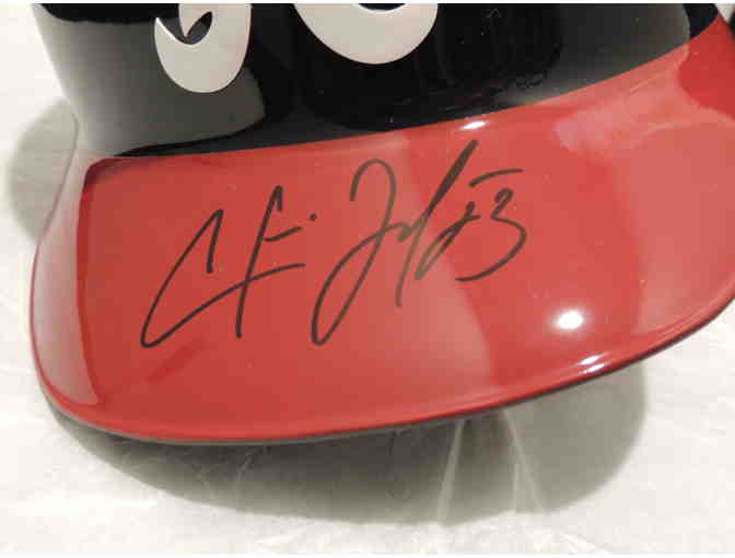 Authentic MLB Batting Helmet Autographed by Chris Johnson, Atlanta Braves