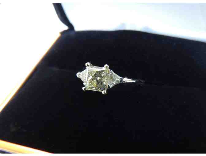 Bling! Stunning 14k White and Yellow Gold Diamond Ring