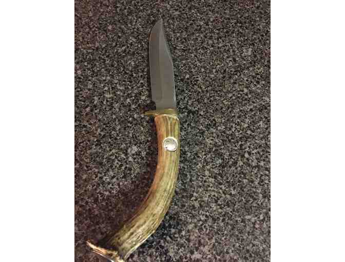 Crown Elk Handle Knife