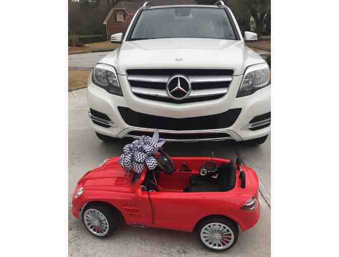 Mercedes Benz Red Child Size Ride On and Remote Control Car