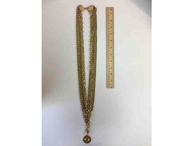 Chanel Style Gold Layering Necklace