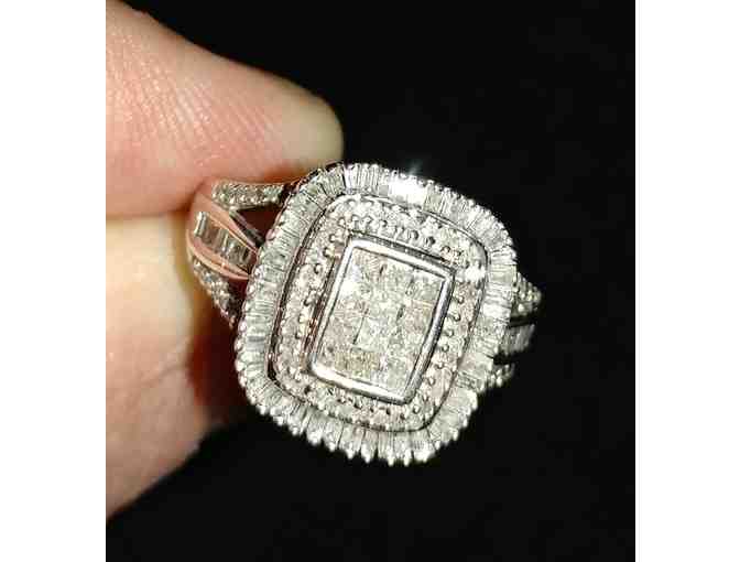 Diamond Princess Cut Ring