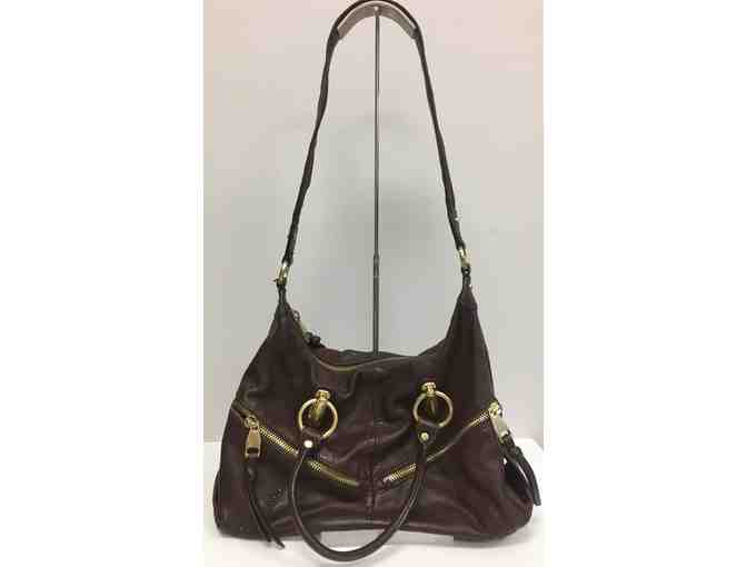 B Makowsky Brown Leather Bag