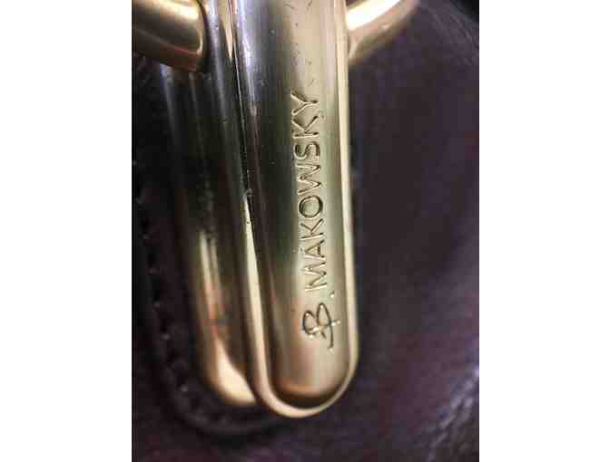 B Makowsky Brown Leather Bag