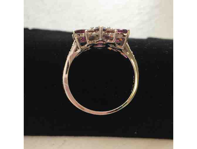 Multicolor Garnet Ring, Size 10
