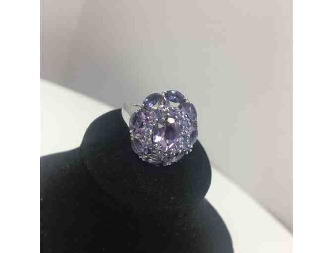 Amethyst Ombre Ring, Size 10