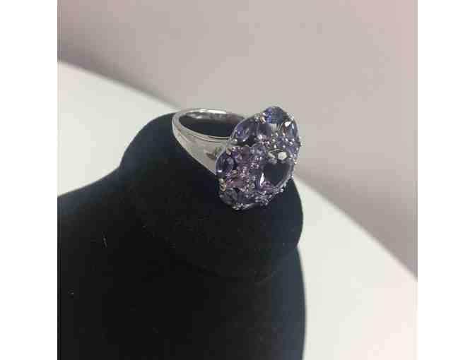 Amethyst Ombre Ring, Size 10