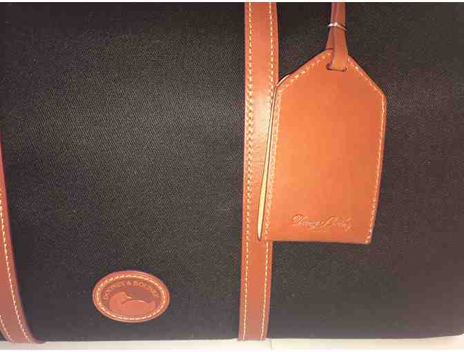 Dooney & Bourke Getaway Carry All Travel Bag in Black/Tan