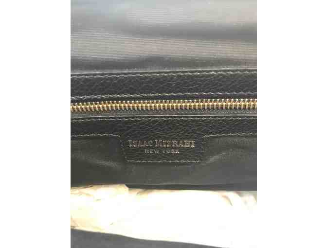 Isaac Mizrahi Live! New York Pony Hair Calf Handbag in Black