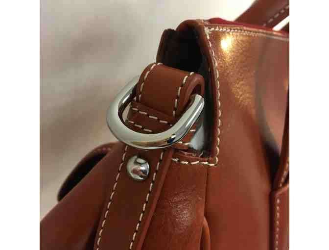 Dooney & Bourke Florentine Toscana Front Satchel in Brown