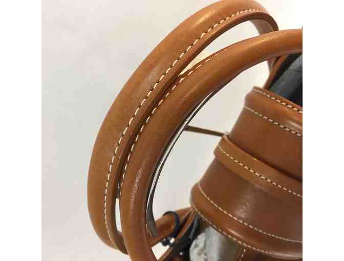 Dooney & Bourke Florentine Toscana Side Zip Satchel in Camel