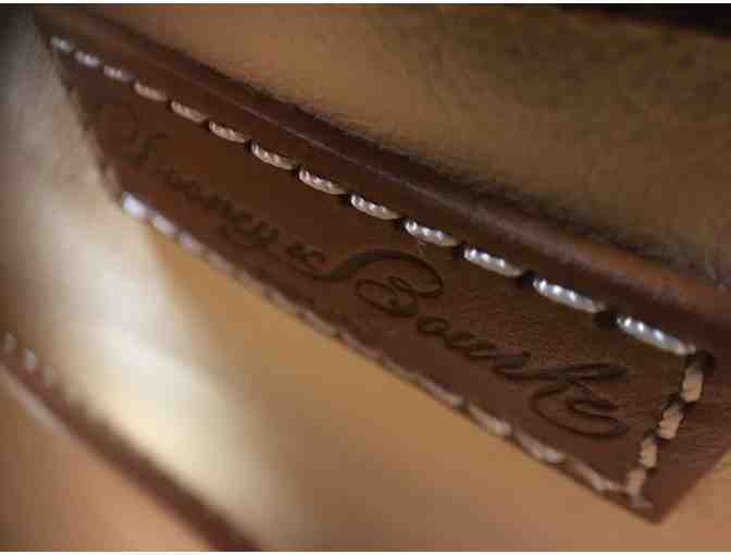 Dooney & Bourke Florentine Toscana Side Zip Satchel in Camel