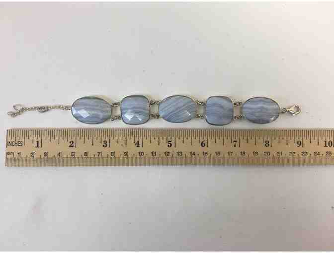 Stone & Silver Bracelet