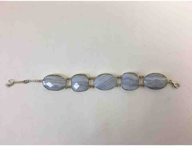 Stone & Silver Bracelet