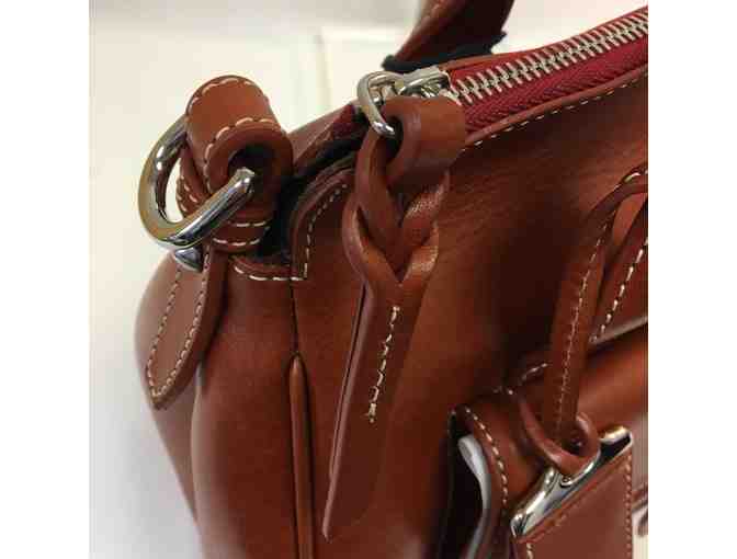 Dooney & Bourke Florentine Toscana Front Satchel in Ginger