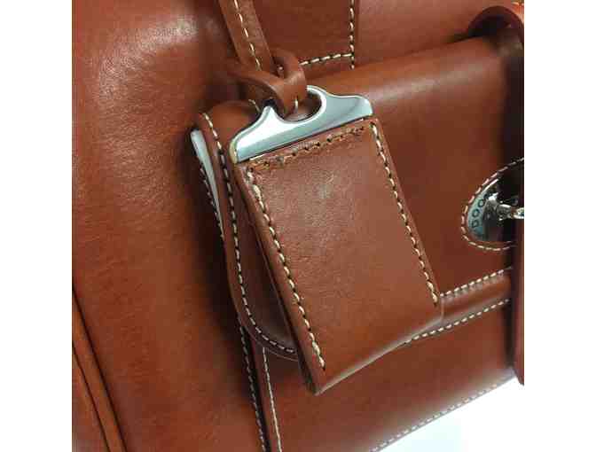 Dooney & Bourke Florentine Toscana Front Satchel in Ginger