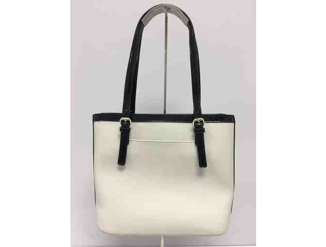 Anne Klein Small Perfect Tote - Bone/Black