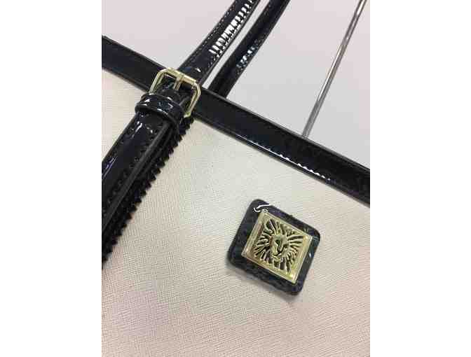 Anne Klein Small Perfect Tote - Bone/Black