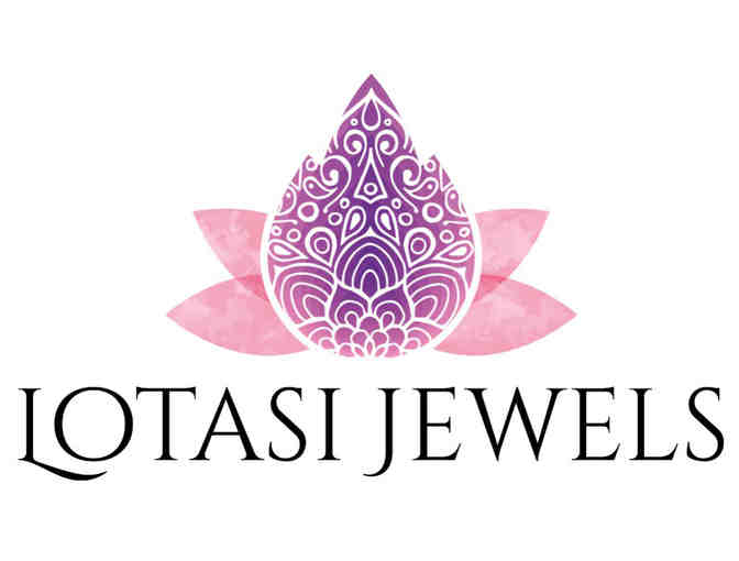 Pink Sapphire with Diamond Necklace by Lotasi Jewelrey
